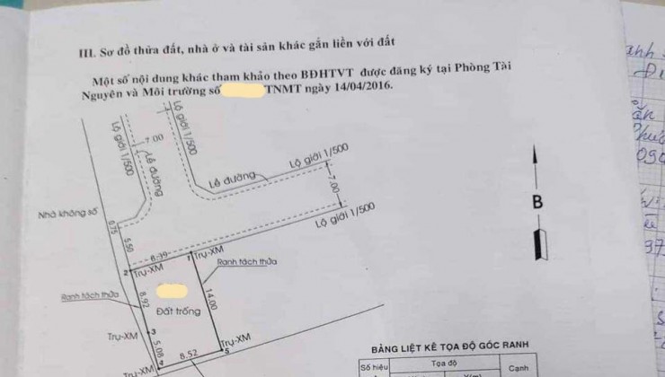 Bán đất Hà Huy Giáp Q. 12, 118m2, ngang lớn 8.5m nở  hậu, giảm giá còn 5.x tỷ